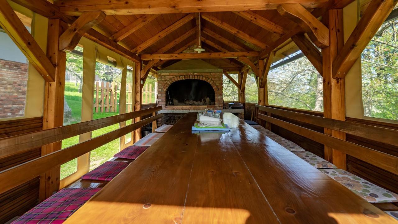 Holiday Home "Sleme" With Jacuzzi, Big Garden And Arbor With Fireplace Skrad 외부 사진